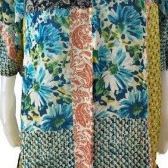 Johnny Was Tops Sale Weekend Johnny Was Multicolor Short Sleeve V